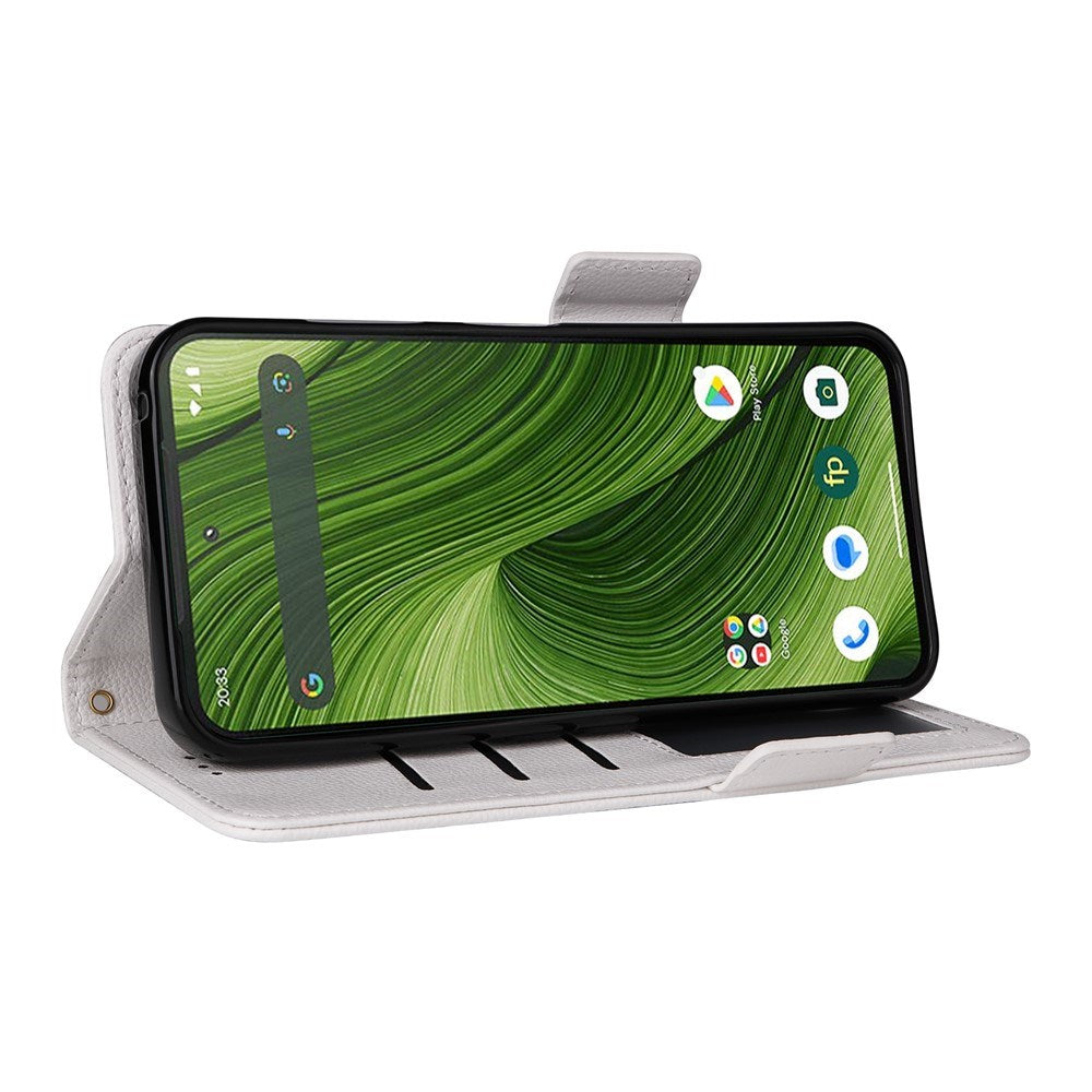 Fairphone (Gen. 6+ / Gen. 6) EIDERWOOD Kunstskinn Flip Deksel m. Stropp - Hvit