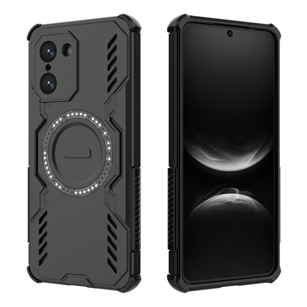 EIDERWOOD OnePlus Nord CE5 Håndverker Deksel m. Varmeavledning - MagSafe Kompatibel - Svart