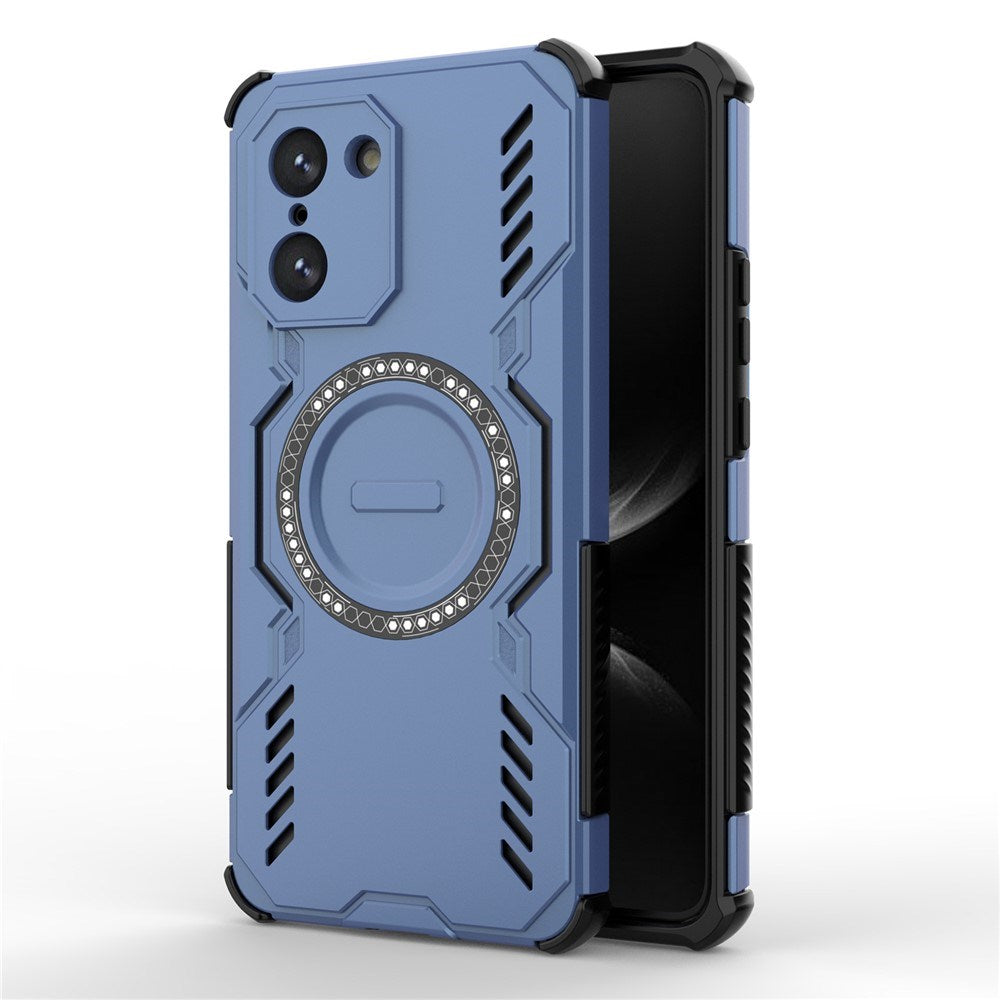 EIDERWOOD OnePlus Nord CE5 Håndverker Deksel m. Varmeavledning - MagSafe Kompatibel - Blå