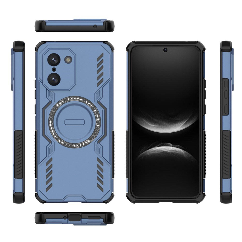 EIDERWOOD OnePlus Nord CE5 Håndverker Deksel m. Varmeavledning - MagSafe Kompatibel - Blå