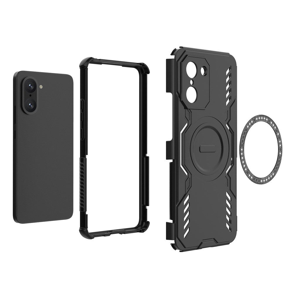 EIDERWOOD OnePlus Nord CE5 Håndverker Deksel m. Varmeavledning - MagSafe Kompatibel - Rød