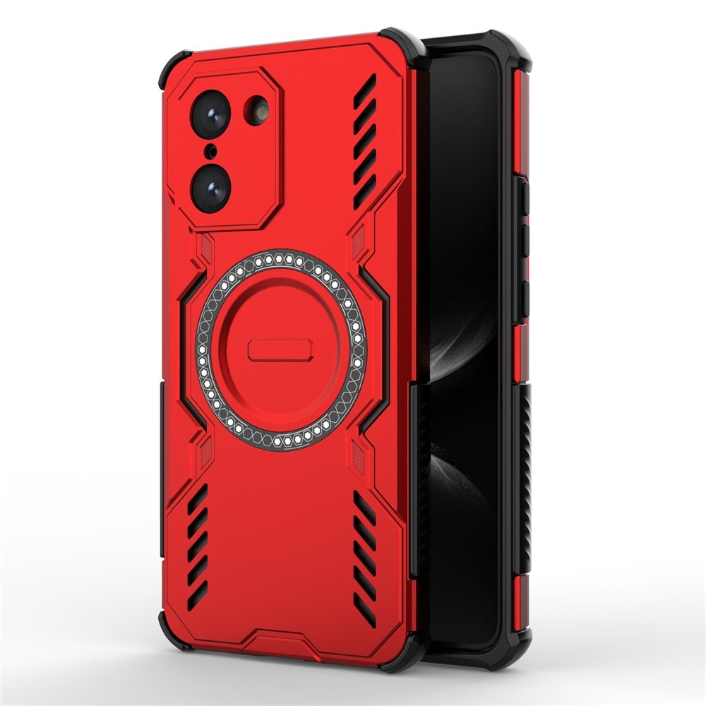 EIDERWOOD OnePlus Nord CE5 Håndverker Deksel m. Varmeavledning - MagSafe Kompatibel - Rød