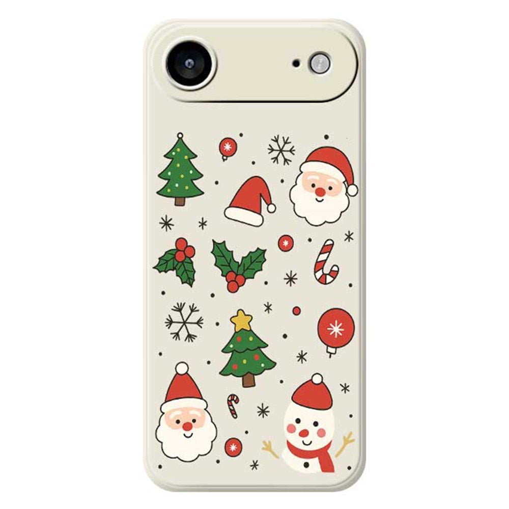 EIDERWOOD iPhone Air Jule Deksel - Fleksibel Plast - Julemotiver / Beige