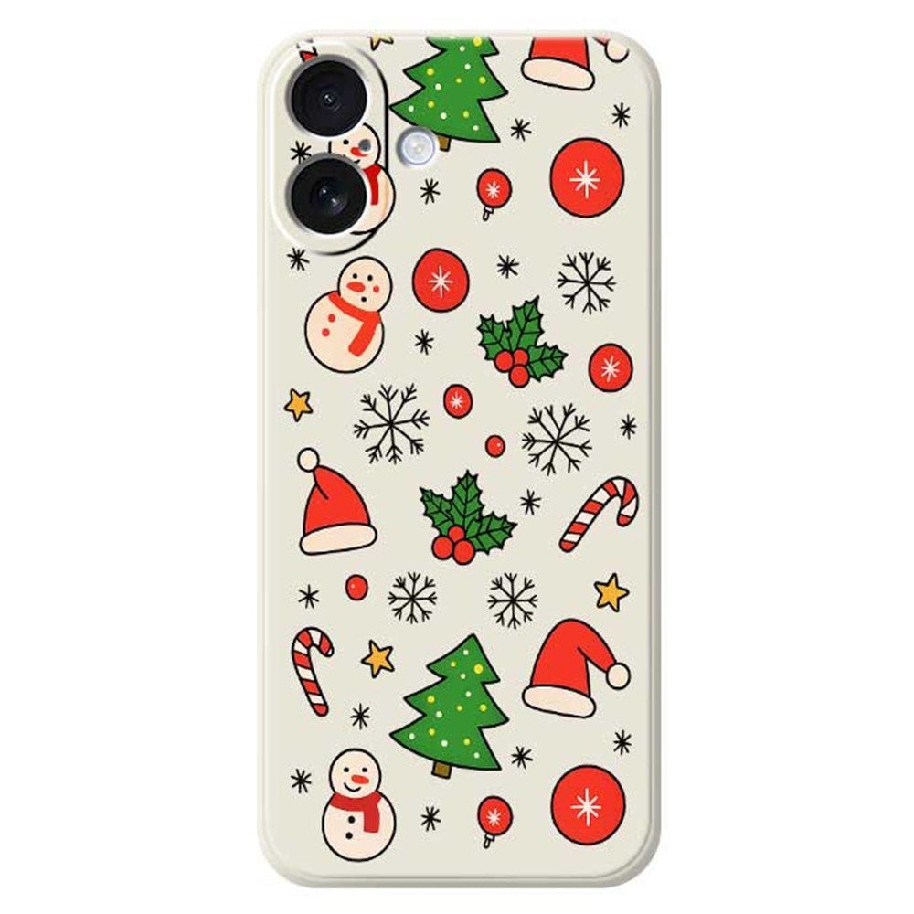 EIDERWOOD iPhone 17 Jule Deksel - Fleksibel Plast - Julemotiver / Beige
