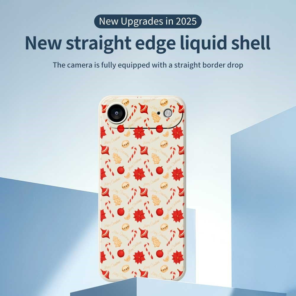 EIDERWOOD iPhone Air Jule Deksel - Fleksibel Plast - Julegodteri / Lilla