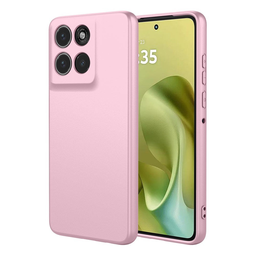 EIDERWOOD Motorola Moto G86 Fôret Fleksibelt Plast Deksel - Rosa