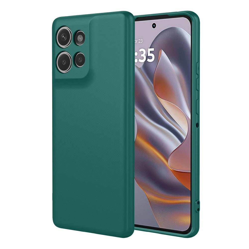 Motorola Edge 60 Neo / 50 Neo / ThinkPhone 25 ENKAY Silikon Deksel - Mørkegrønn