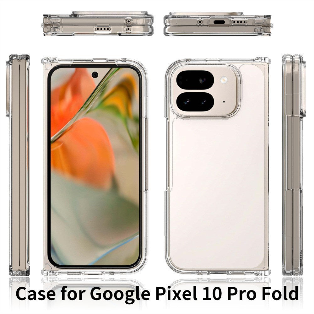EIDERWOOD Google Pixel 10 Pro Fold Hybrid Plast Deksel - Gjennomsiktig
