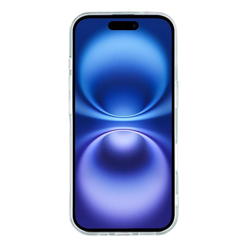 EIDERWOOD iPhone 17 Fleksibelt Plast Deksel med Sommerfugler - Gjennomsiktig / Rosa