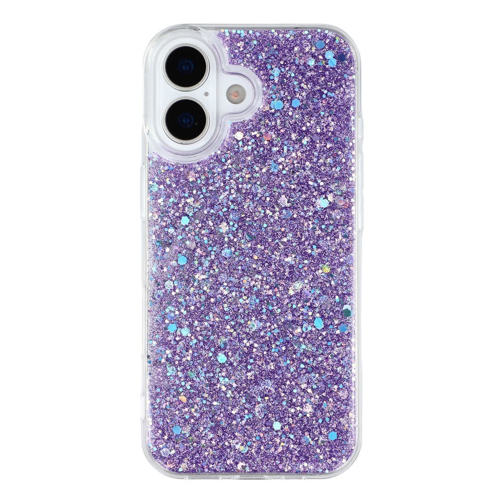 EIDERWOOD iPhone 17 Glitter Deksel - Lilla