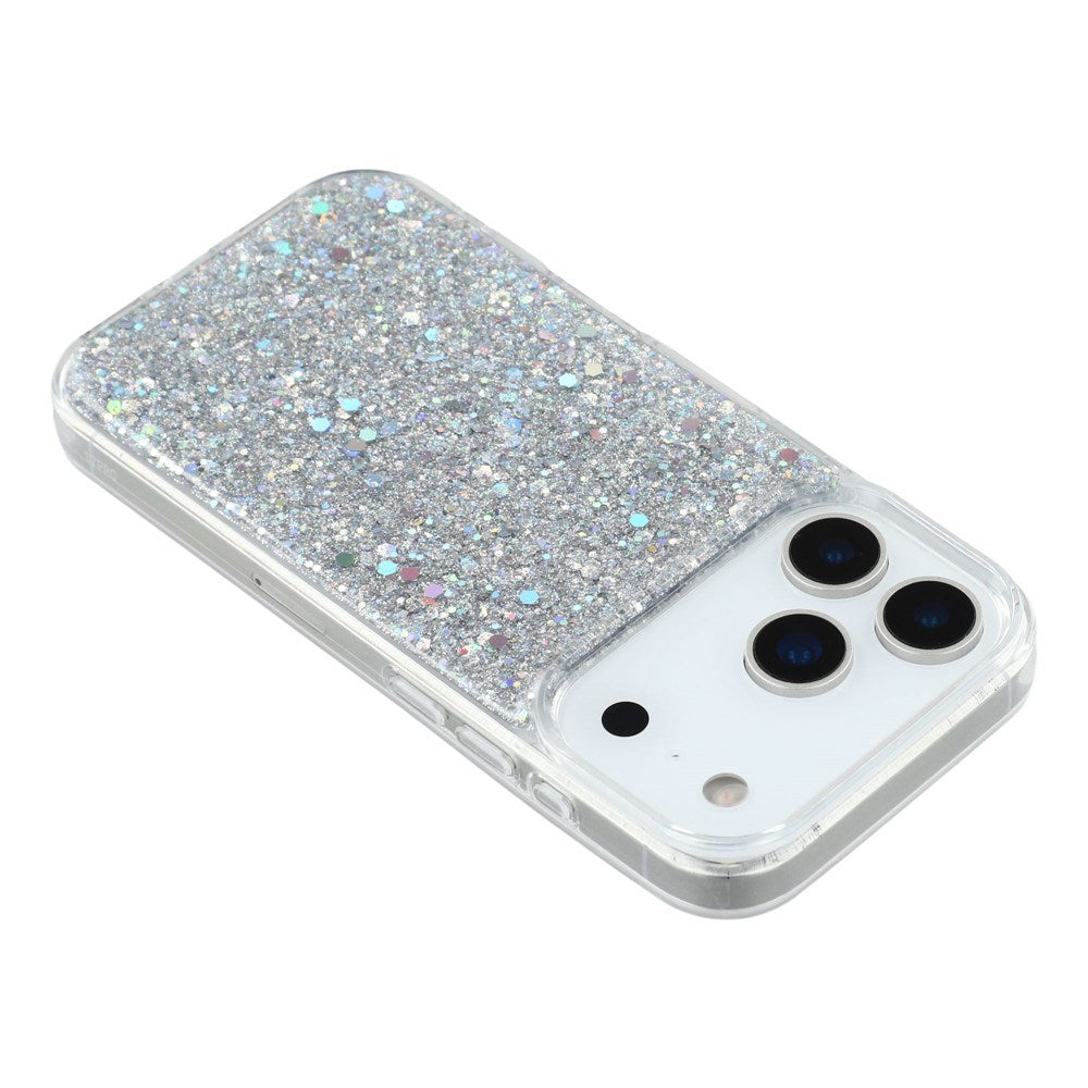 EIDERWOOD iPhone 17 Pro Max Glitter Deksel - Sølv