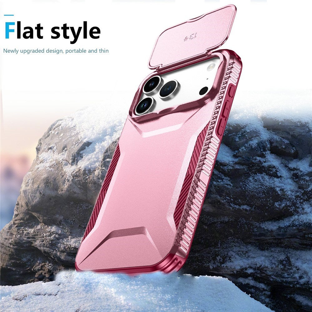 iPhone 18 Pro Max / 17 Pro Max EIDERWOOD Hybrid Plast Deksel m. Cam Slider - Rosa
