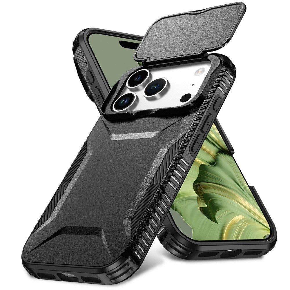 iPhone 18 Pro / 17 Pro EIDERWOOD Hybrid Plast Deksel m. Cam Slider - Svart