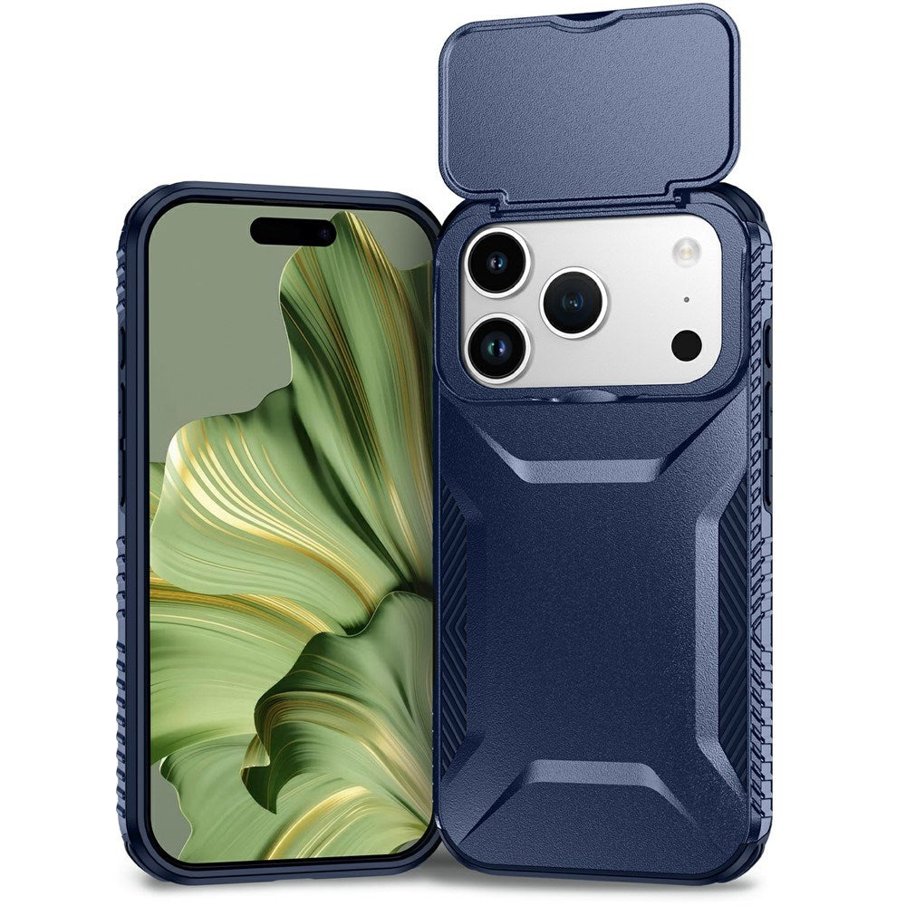 iPhone 18 Pro / 17 Pro EIDERWOOD Hybrid Plast Deksel m. Cam Slider - Blå