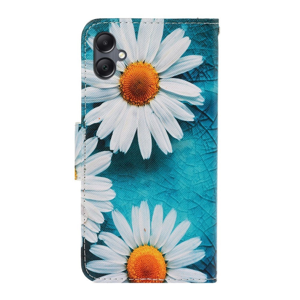 EIDERWOOD Samsung Galaxy A07 Kunstskinn Flip Deksel m. Lommebok & Stropp - Blomst