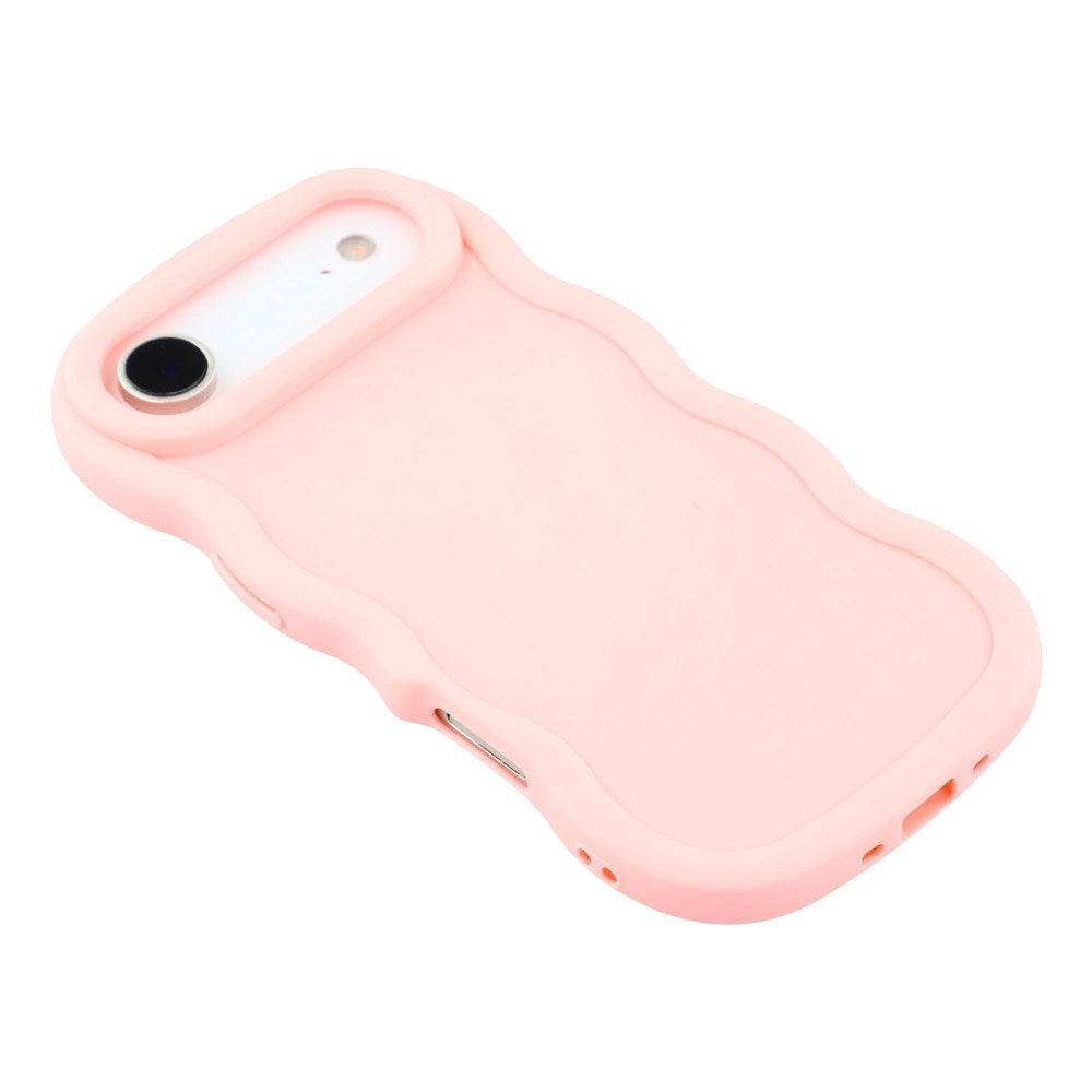 EIDERWOOD iPhone Air Fleksibelt Plast Wavy Deksel - Rosa