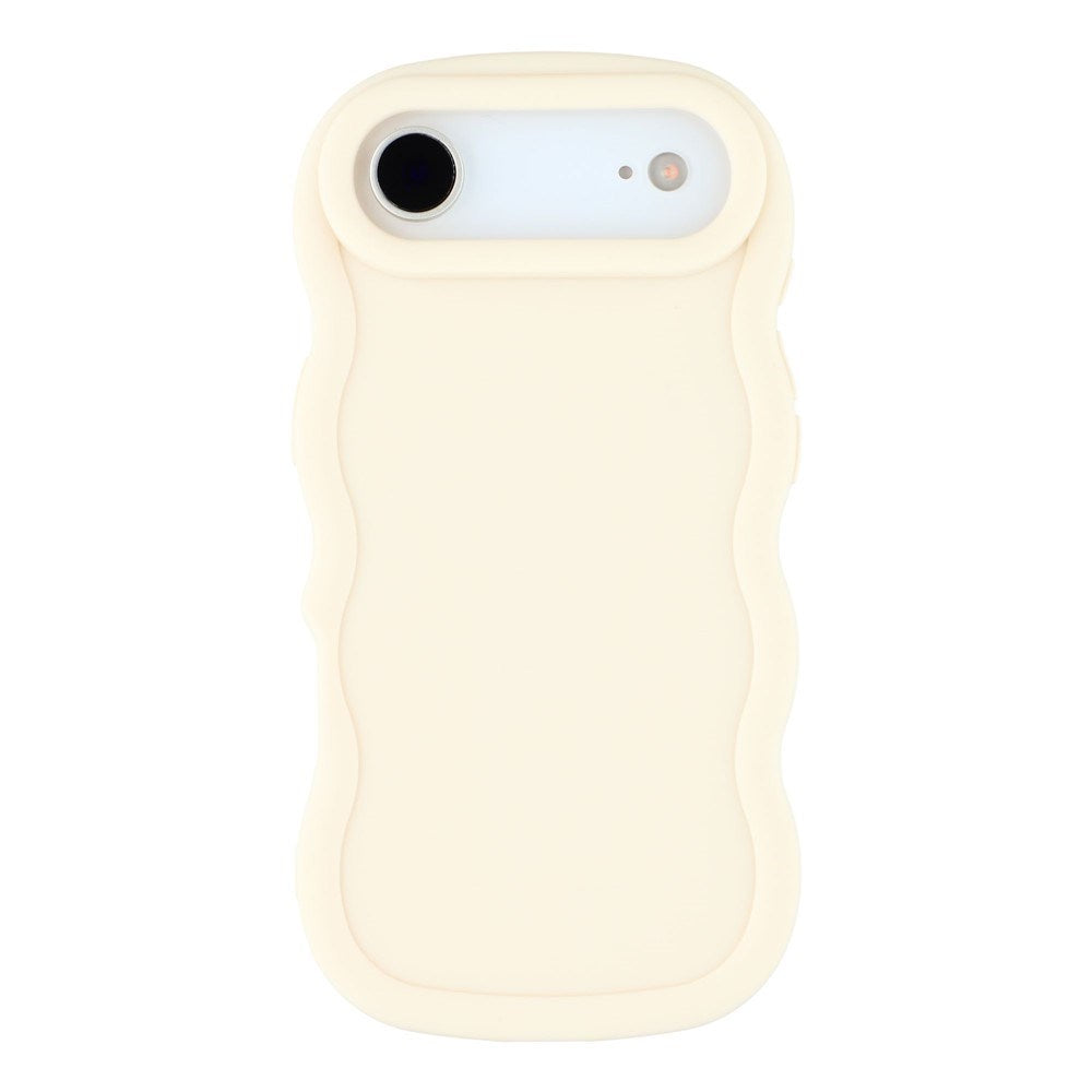EIDERWOOD iPhone Air Fleksibelt Plast Wavy Deksel - Hvit