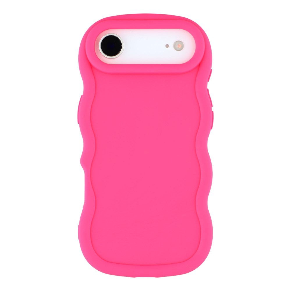 EIDERWOOD iPhone Air Fleksibelt Plast Wavy Deksel - Pink