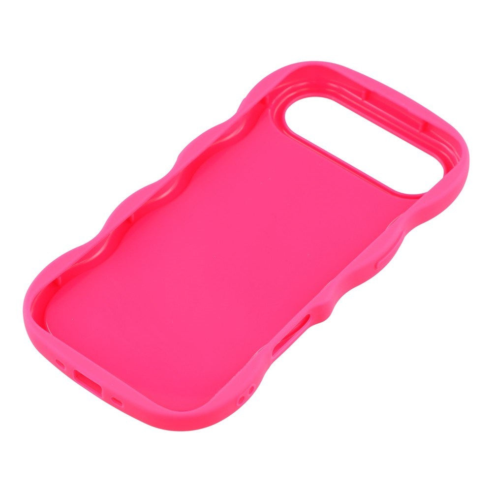 EIDERWOOD iPhone Air Fleksibelt Plast Wavy Deksel - Pink