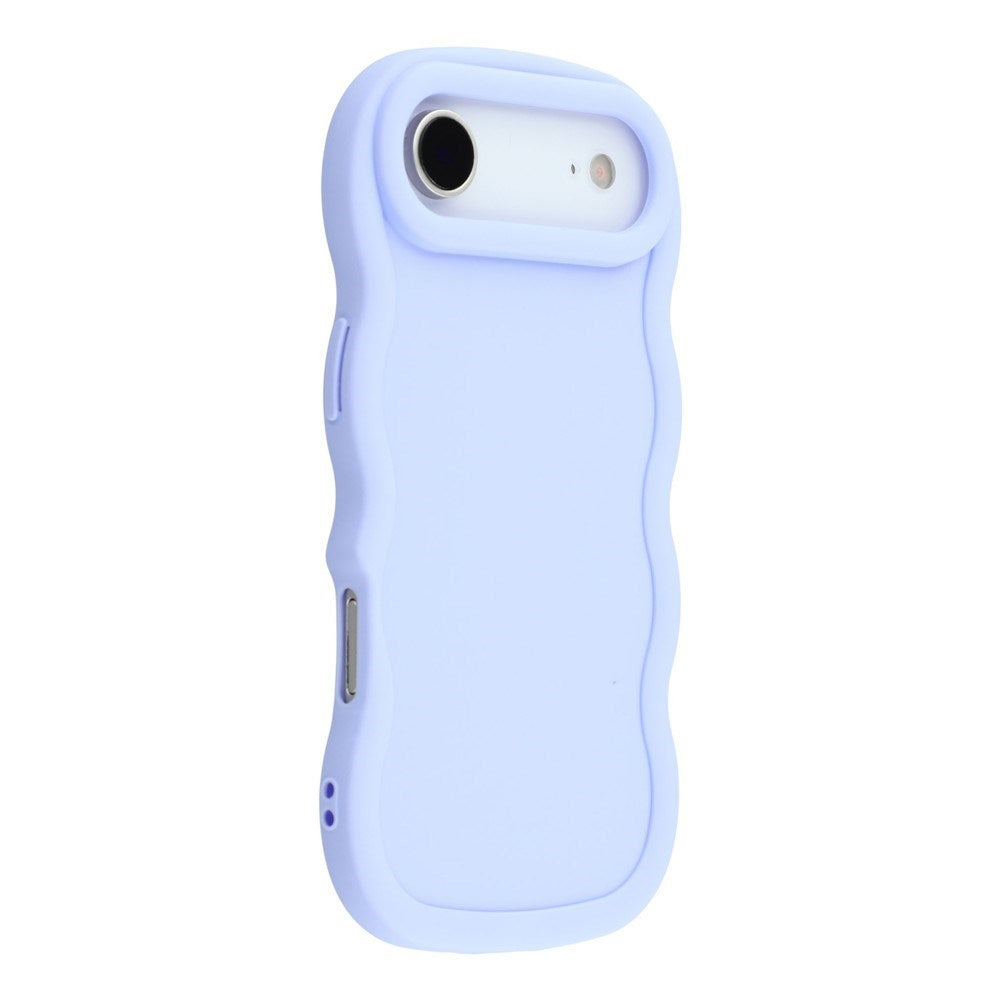 EIDERWOOD iPhone Air Fleksibelt Plast Wavy Deksel - Lilla