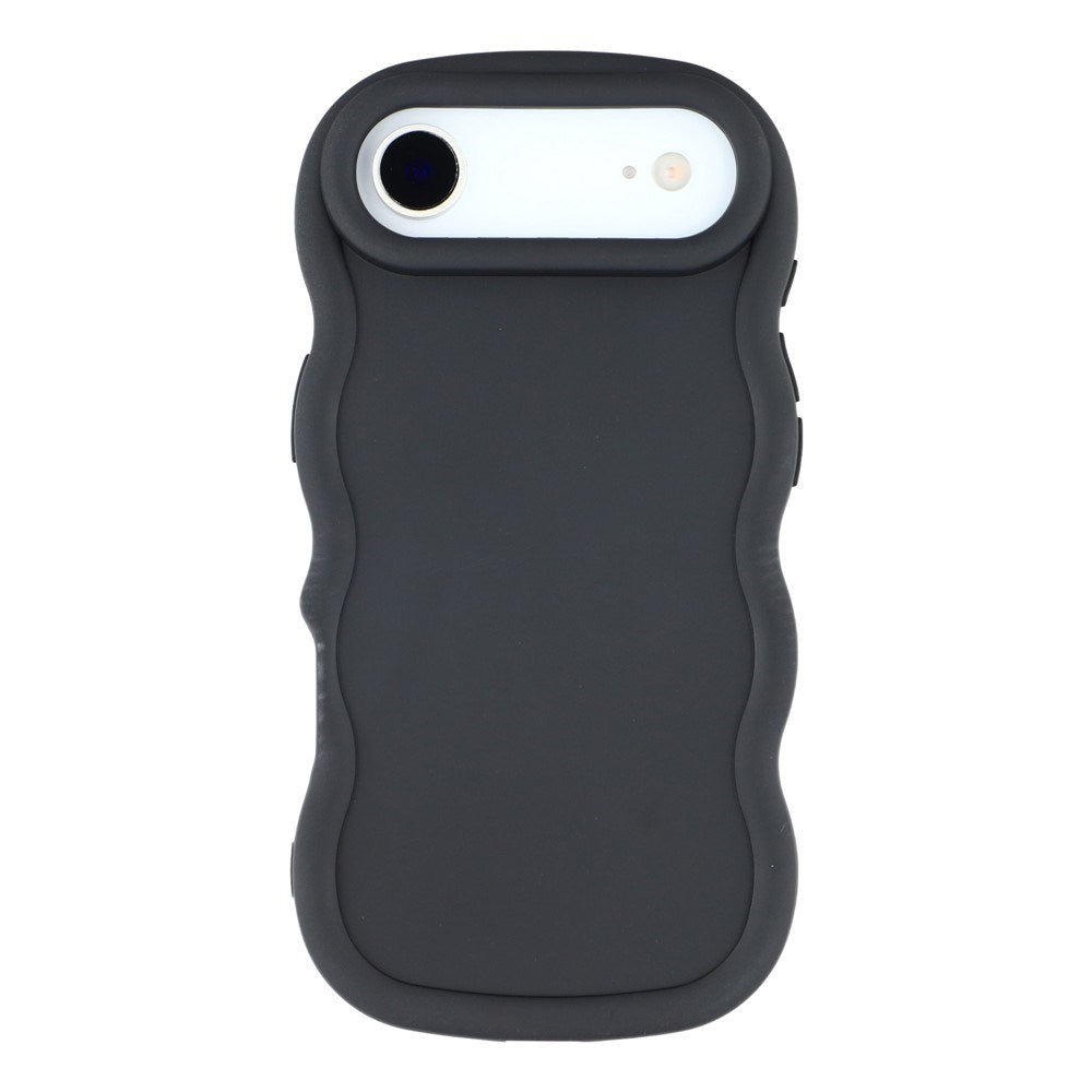 EIDERWOOD iPhone Air Fleksibelt Plast Wavy Deksel - Svart