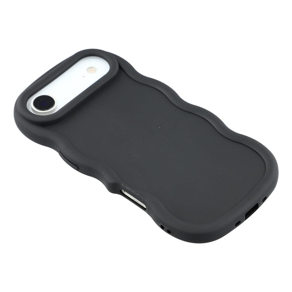 EIDERWOOD iPhone Air Fleksibelt Plast Wavy Deksel - Svart