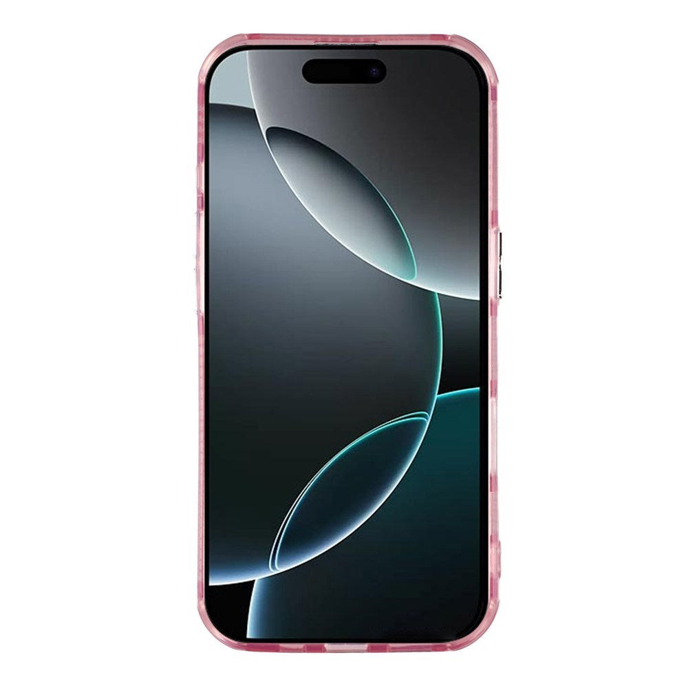 EIDERWOOD iPhone 17 Pro Max Hybrid Plast Deksel m. Innebygd Kameralinsebeskyttelse - Perlemorsmønster / Rosa