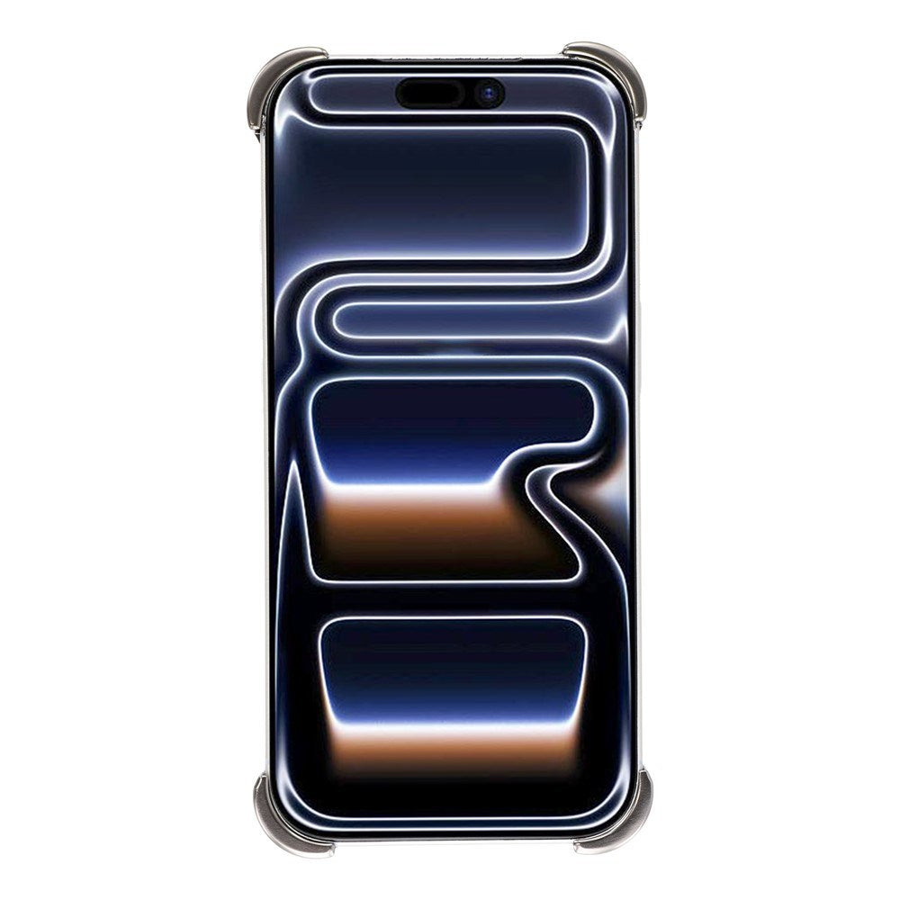 iPhone 17 Pro Todelt Metall Bumper Deksel m. Støttefunksjon & Linsebeskytter - Titanium