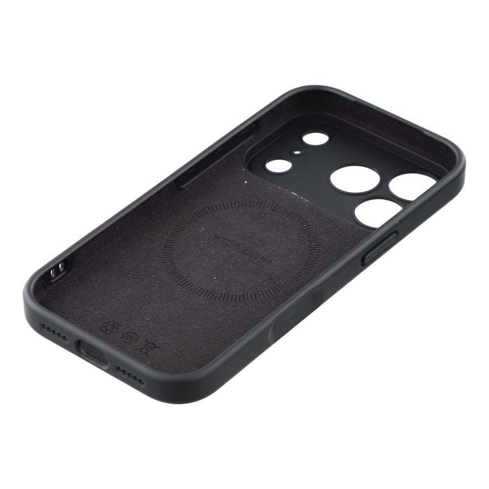 EIDERWOOD iPhone 17 Pro Max Fleksibelt Plast Deksel med Fôr Innvendig – MagSafe Kompatibel – Svart