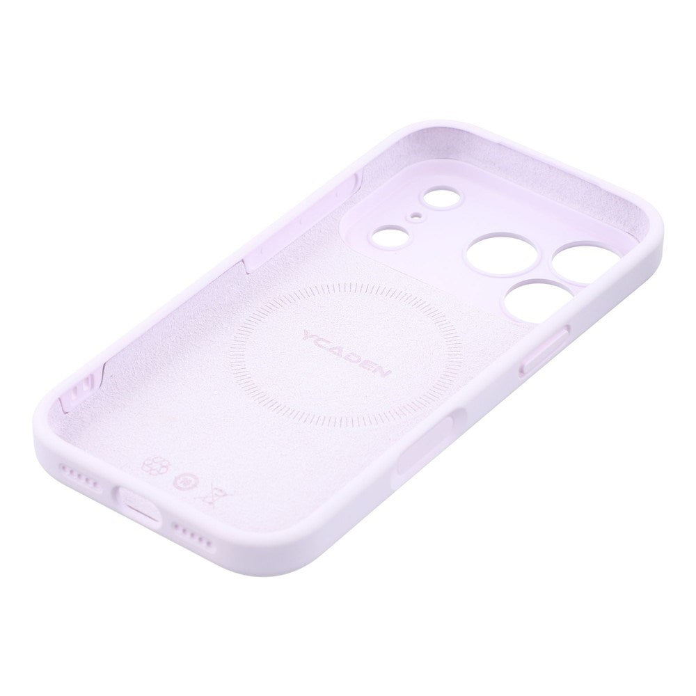 EIDERWOOD iPhone 17 Pro Fleksibelt Plast Deksel med Fôr Innvendig – MagSafe Kompatibel – Lys Lilla