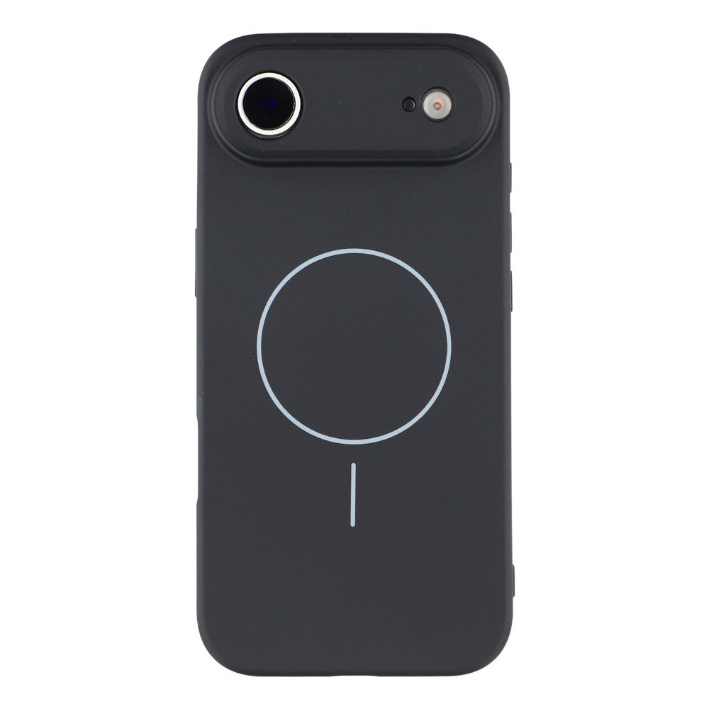EIDERWOOD iPhone Air Fleksibelt Plast Deksel med Fôr Innvendig – MagSafe Kompatibel – Svart