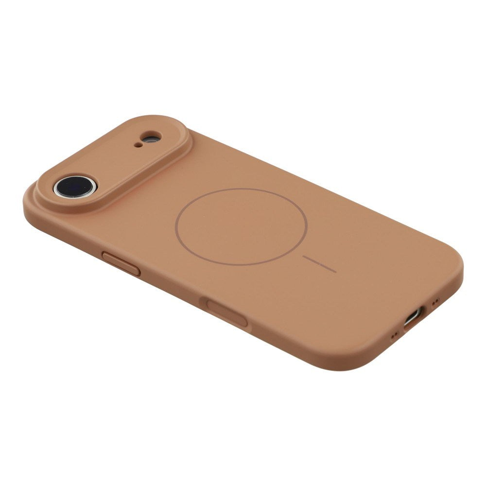 EIDERWOOD iPhone Air Fleksibelt Plast Deksel med Fôr Innvendig – MagSafe Kompatibel – Brun