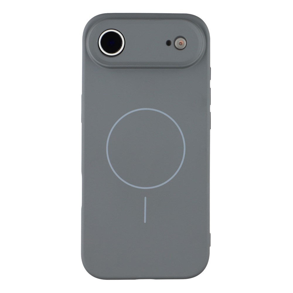 EIDERWOOD iPhone Air Fleksibelt Plast Deksel med Fôr Innvendig – MagSafe Kompatibel – Mørkegrå