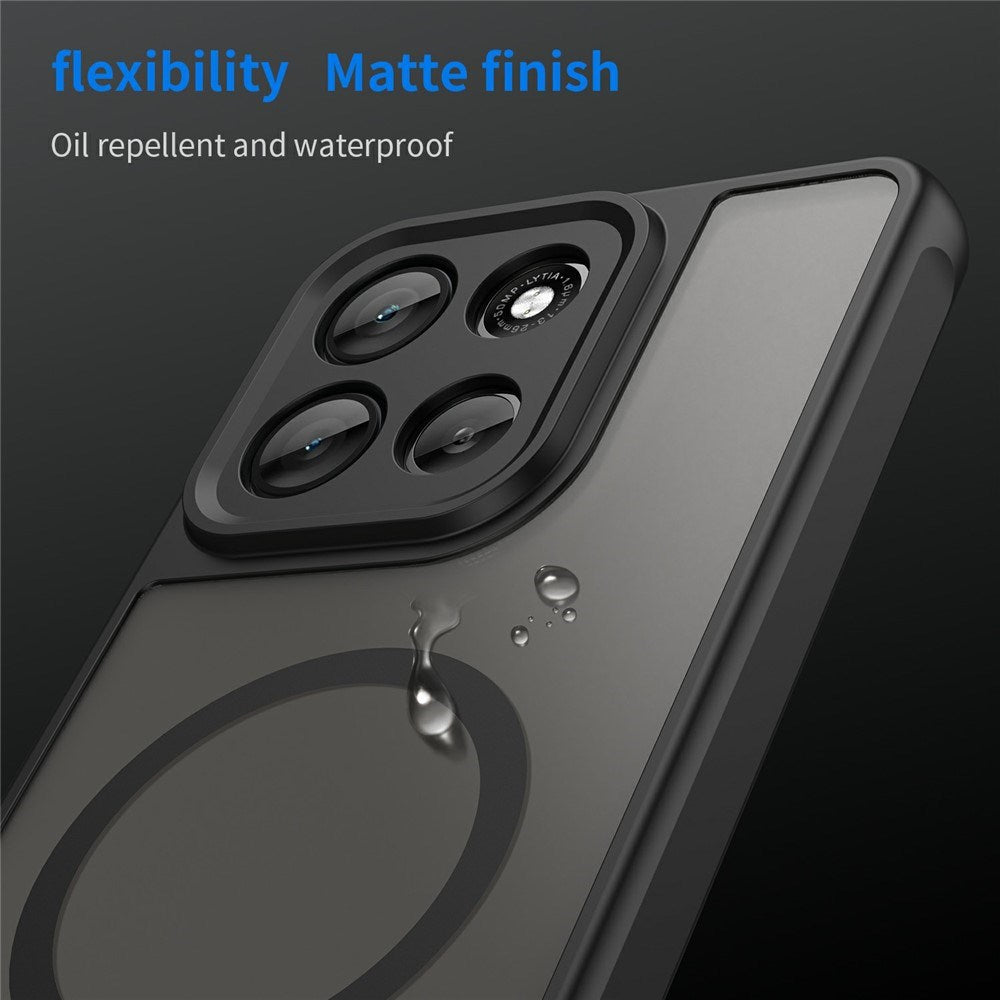 Motorola Moto G86 Power EIDERWOOD Hybrid Plast Deksel - MagSafe Kompatibel - Svart