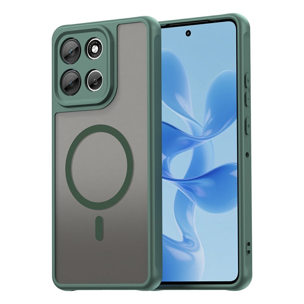 Motorola Moto G86 Power EIDERWOOD Hybrid Plast Deksel - MagSafe Kompatibel - Grønn