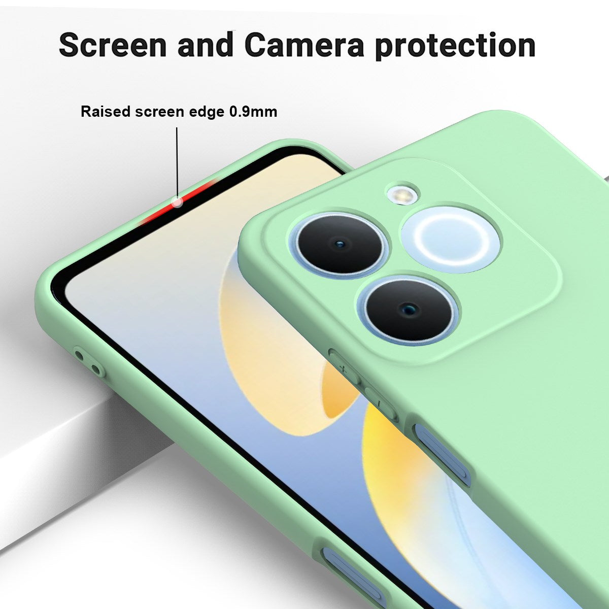 Realme Note 70T EIDERWOOD Fôret Silikon Deksel m. Stropp - Grønn