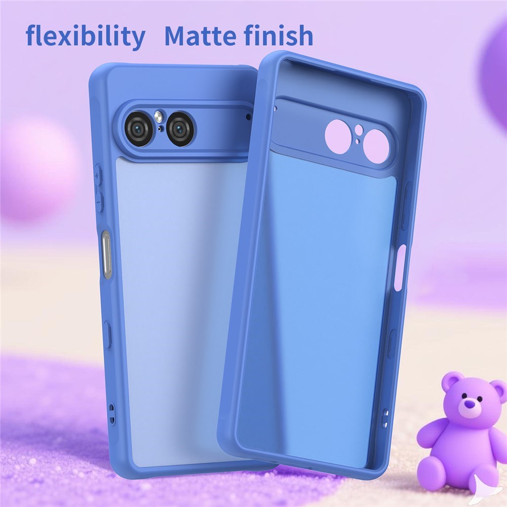 EIDERWOOD Sony Xperia 10 VII Matt Hybrid Deksel - Gjennomsiktig / Blå