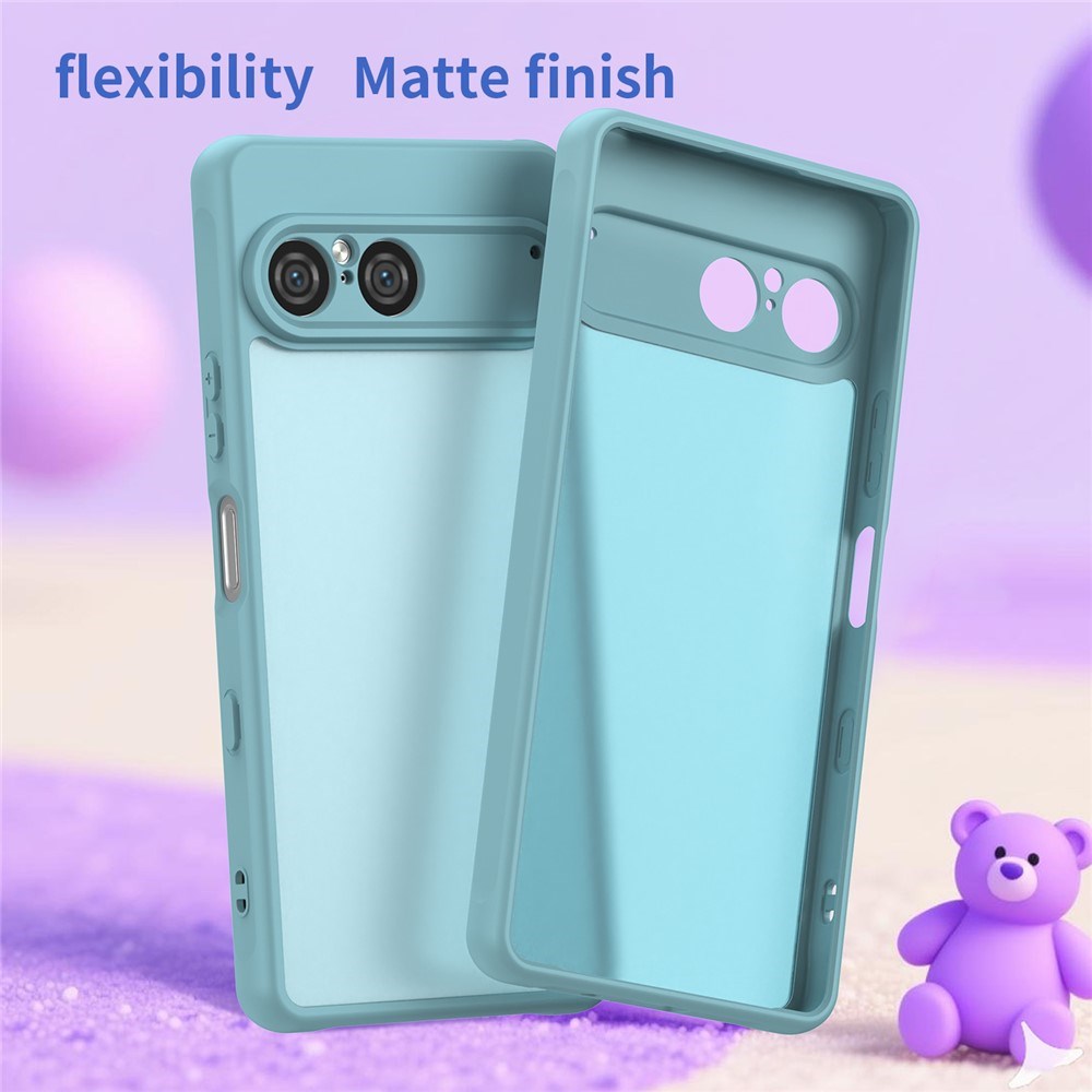 EIDERWOOD Sony Xperia 10 VII Matt Hybrid Deksel - Gjennomsiktig / Lysblå