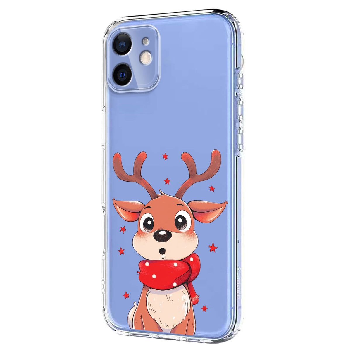 EIDERWOOD iPhone 11 Fleksibelt Plast Juledeksel med Motiv - Gjennomsiktig / Reinsdyr