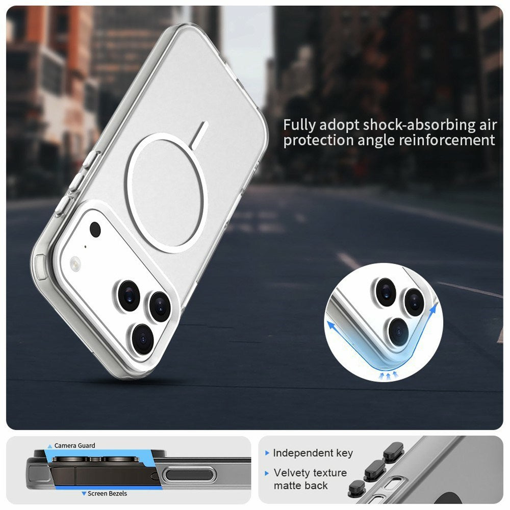 iPhone 18 Pro / 17 Pro EIDERWOOD Hybrid Plast Deksel - MagSafe Kompatibel - Hvit