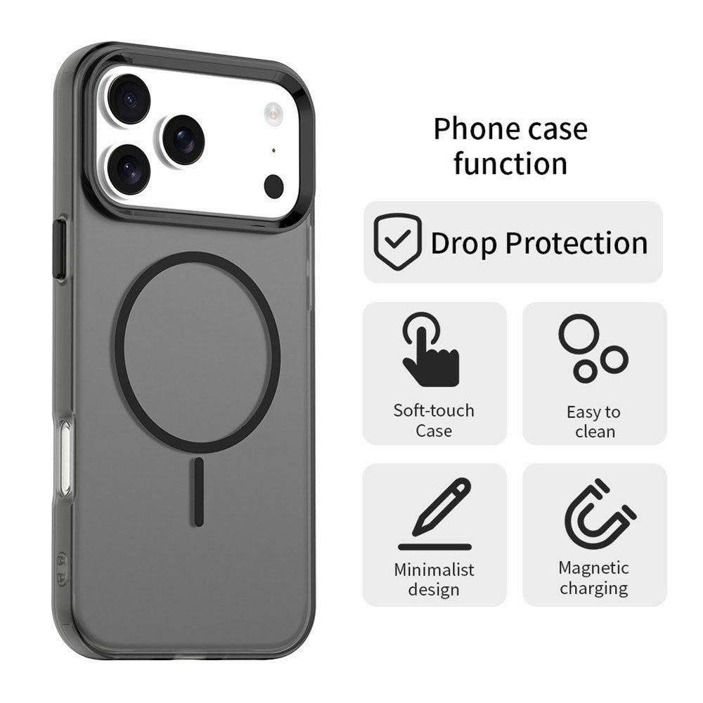 iPhone 18 Pro / 17 Pro EIDERWOOD Hybrid Plast Deksel - MagSafe Kompatibel - Svart