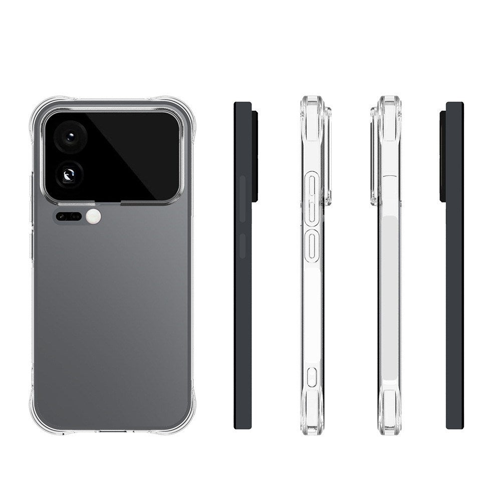 Xiaomi 17 Pro Max EIDERWOOD Plast Deksel med Støtdempende Hjørner - Gjennomsiktig