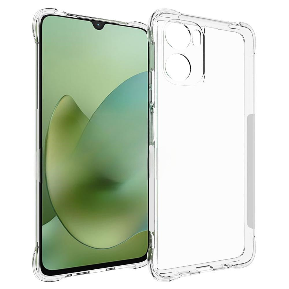 Motorola Moto G06 / G06 Power EIDERWOOD Fleksibelt Plast Deksel med Støtabsorberende Hjørner - Gjennomsiktig