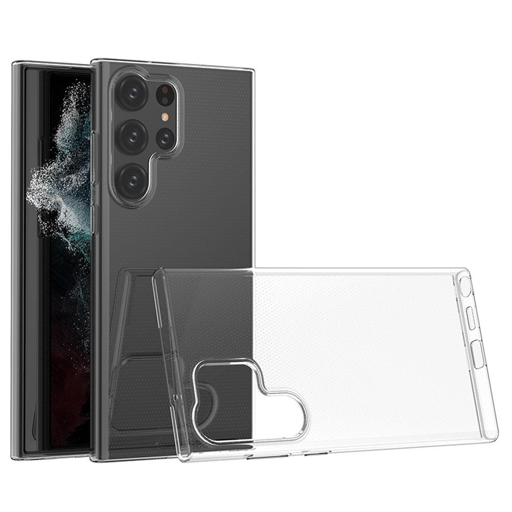 EIDERWOOD Samsung Galaxy S23 Ultra Fleksibelt Plast Deksel - Gjennomsiktig