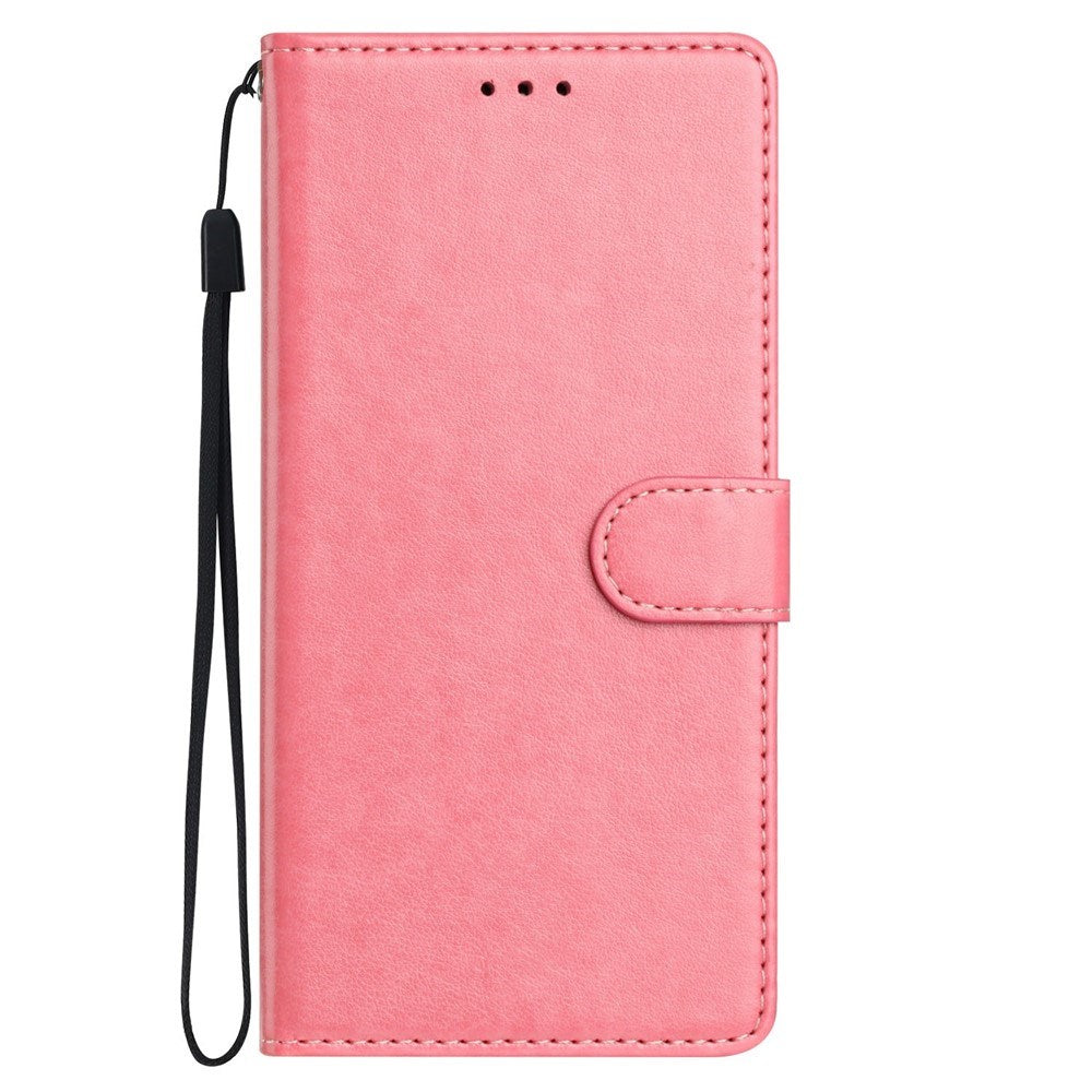 Samsung Galaxy S26 Ultra EIDERWOOD Kunstskinn Deksel med Stropp & Kortholder – Rosa