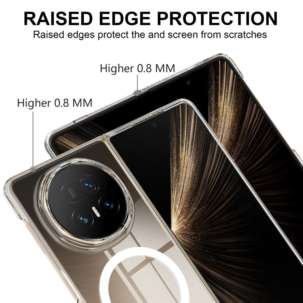 Honor Magic V5 EIDERWOOD Hybrid Plast Deksel – MagSafe Kompatibel – Gjennomsiktig