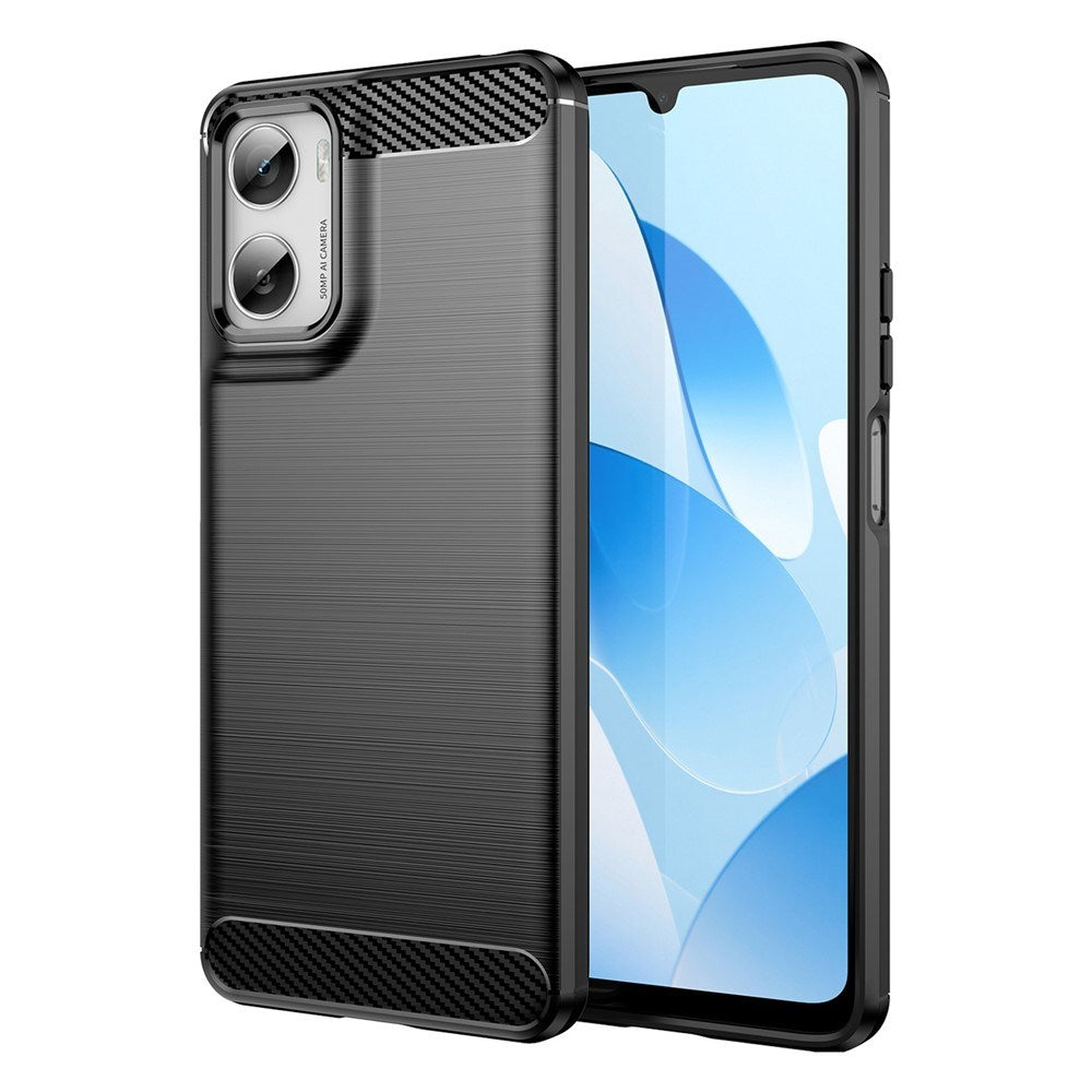 Motorola Moto G06 / G06 Power EIDERWOOD Carbon Fiber Deksel - Svart