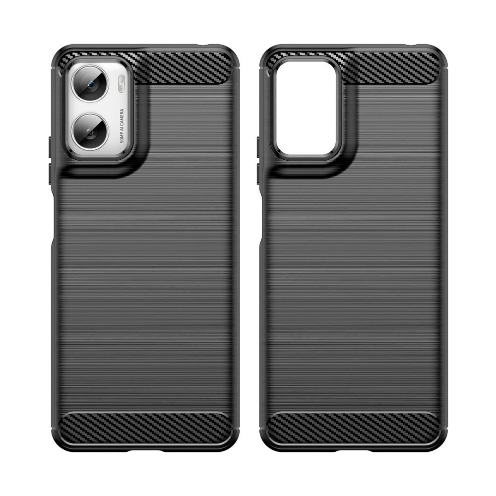 Motorola Moto G06 / G06 Power EIDERWOOD Carbon Fiber Deksel - Svart