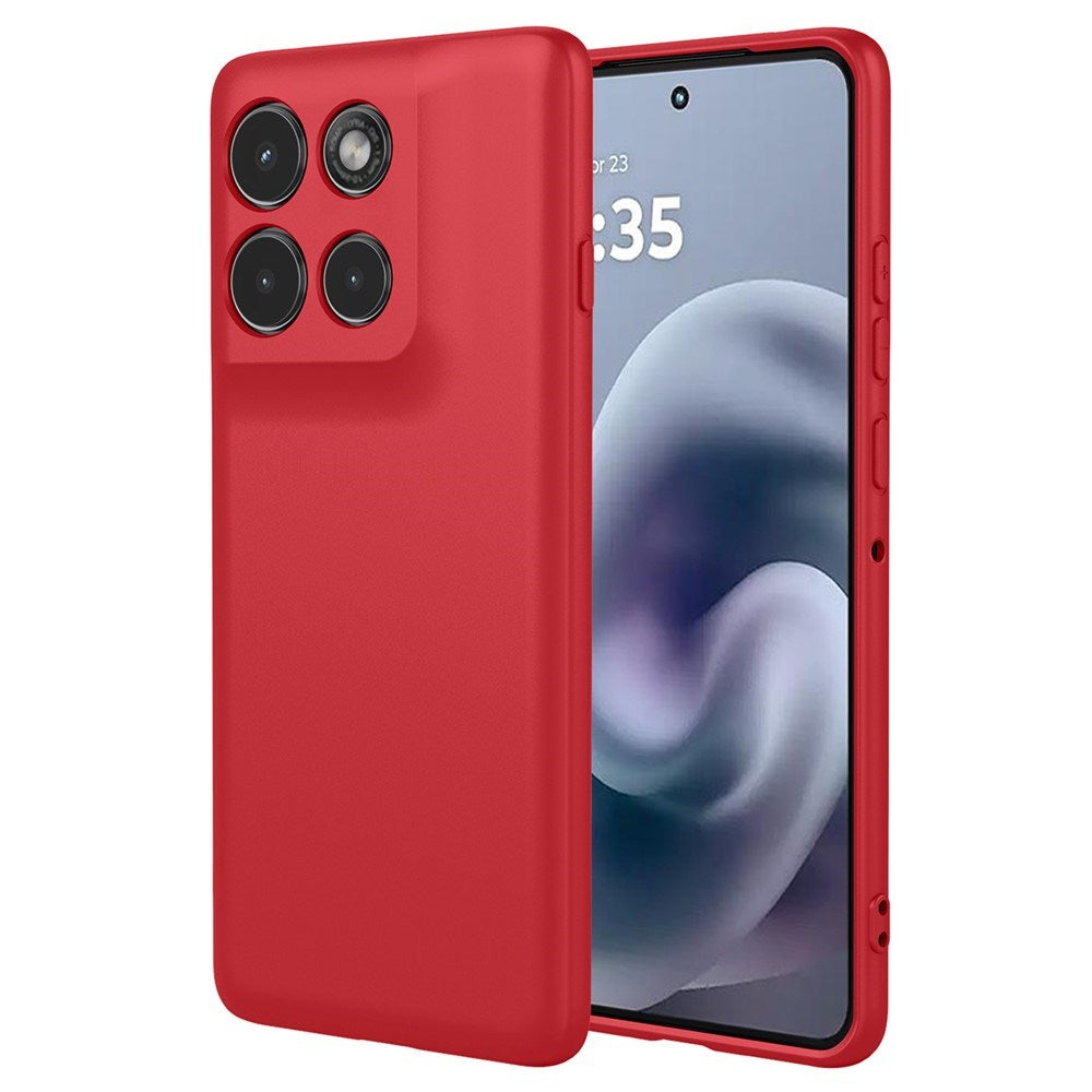 Motorola Moto G86 Power EIDERWOOD Fleksibelt Plast Mobil Deksel - Rød