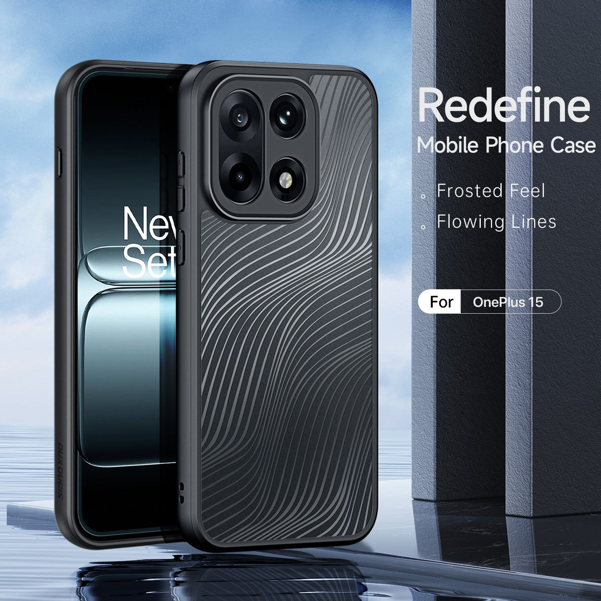 OnePlus 15 DUX DUCIS Aimo Series Plast Deksel - Gjennomsiktig / Svart